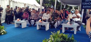 Kasdim, Kapolres Metro Jakarta Timur Dampingi Pangdam Jaya dan Kapolda Metro Jaya Giat Coffe Morning Day-1 PAM JAYA