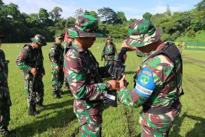 Kodim 0504/JS Gelar Latihan Menembak Senjata Ringan