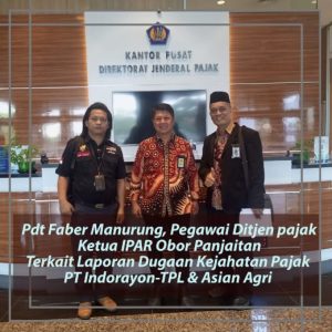 Ketua IPAR & Pendeta Laporkan TPL Kasus Dugaan Kejahatan Pajak