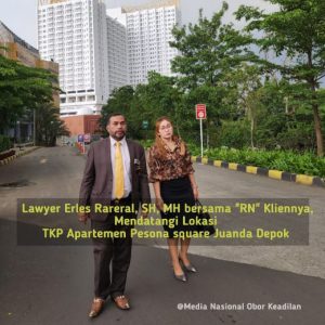 Prahara Customer Apartemen Pesona Square, Erles Rareral, SH, MH Turun Tangan