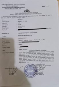 Lie Fadila Meminta Polres Jakbar Menindaklanjuti Laporannya Atas Dugaan Penipuan dan Penggelapan