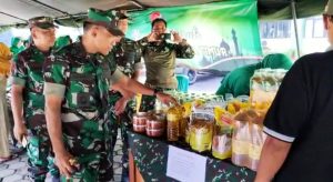 Penuhi Kebutuhan Pokok, Kodim 0505/JT Gelar Bazar Murah