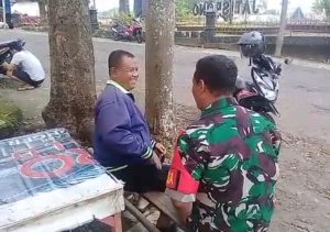 Pererat Hubungan Emosional, Babinsa Jatisrono Jalin Komsos Dengan Mitra Karib