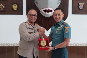 Kunjungan Kapolres Metro Jakarta Utara ke Yonmarhanlan Kelapa Gading Jakarta Utara