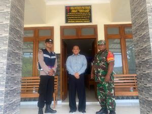 TNI-Polri Di Kismantoro Berikan Pengamanan Ibadah Kenaikan Isa Al Masih