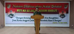 Silaturahmi Jaring Mitra Karib Bersama Dandim 0505/JT, Bangkitkan Jiwa Korsa Untuk Nusa dan Bangsa