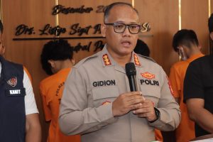 Kapolres Metro Jakarta Utara Adakan Konferensi Pers di Lobby Lt 2, Ungkap Pelaku Tawuran