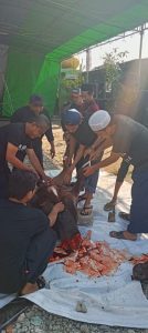 Gardu 0319 Cengkareng Timur Korwil Jakarta Barat: Menyembelih Hewan Kurban untuk Menebar Keberkahan di Hari ‘Idul Adha”