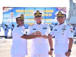 Danlantamal XII Pimpin Upacara Sertijab Dansatrol Lantamal XII