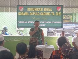 Merajut Kebersamaan Dalam Moderasi Beragama, Danramil Pulogadung Gelar Komsos