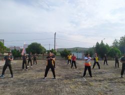 Perkuat Sinergitas, Kapolsek Kenduruan Polres Tuban Bersama Danramil dan Camat Gelar Olahraga Bersama