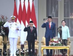 Presiden Jokowi Lantik 833 Perwira Remaja TNI dan Polri di Halaman Istana Merdeka