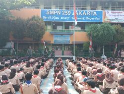 Gelar Karya Projek Penguatan Profil Pelajar Pancasila di SMPN 259, Babinsa Koramil Cipayung Berikan Wasbang