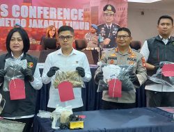 Polres Jakarta Timur Mengadakan Press Conference Ungkap Tiga Kasus Kriminalitas