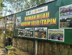 Rumah Hijau Kodim 1010/Tapin Dukung Program Ketahanan Pangan