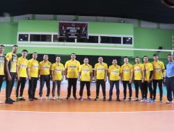Wakapolda Metro Jaya Hadiri Pertandingan Eksibisi Kapolri Cup Volleyball Tournament 2023
