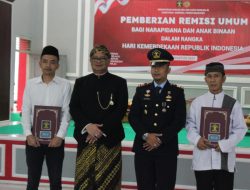 Puluhan Narapidana di Rutan 2B Banjarnegara, Terima Remisi Hut RI ke-78