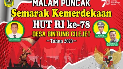 Kemeriahan Malam Puncak Desa Gintung Cilejet, Mendapatkan Apresiasi dari Masyarakat dan Aparat Pemerintah Desa