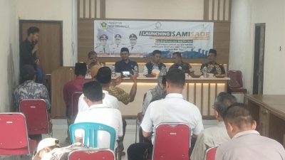Danramil 0621-23/PP/Tenjo Kapten INF Mulyadi Bersama Kapolsek Tenjo Iptu Suyadi, S.H, Hadiri Launching SAMISADE