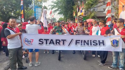 Sukseskan Rangkaian Kegiatan Puncak HUT RI ke 78, Oleh Babinsa Bhabinkamtibmas Kel. Kayu Manis