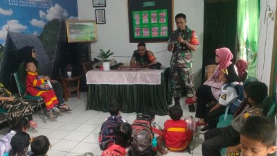 Profesi Tentara Nasional Indonesia (TNI) Masih Menjadi Idola Anak-anak Paud