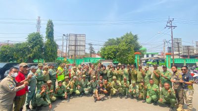 Jalin Kedekatan dan Kerjasama Danramil 0621-23/PP Kapten INF Mulyadi Silaturahmi Dengan Linmas se Kec Parungpanjang