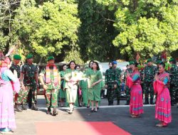 Menyambut Kedatangan Pangdam Jaya Mayjen TNI Mohamad Hasan, Danrem 051/Wkt Didampingi Dandim 0507/Bekasi