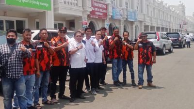 Pemuda Pancasila Kecamatan Parungpanjang Ikut Serta PAMWALRAN Bersama TNI-POLRI Dalam Kegiatan Boling 2023