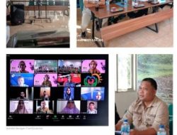 Danramil 0621-23/PP dan Tenjo Hadiri Zoom Meeting Muspika Kec Tenjo Dengan Puskesmas Pasar Rebo