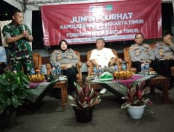 Silaturahmi Kapolres Metro Jakarta Timur Bersama Danramil 01/Jatinegara Terima Curhat Warga Klender dan Cipinang Muara