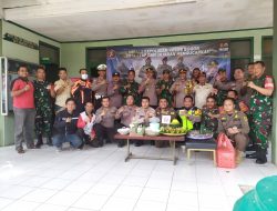 HUT TNI ke 78 ,Polsek Parungpanjang dan Polsek Tenjo Berikan Surprise Kepada Koramil 0621-23/PP