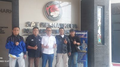 Ketua FWJ Indonesia Tangerang Kota Beserta Pengurus Silaturahmi ke Kasatres Narkoba Kompol Zazali SH.MH