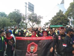 Ribuan Massa PKB & Bang Japar Datangi KPU Temani Anis cah imin Daftar Capres & Cawapres 2024
