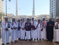 H.Raden Agus Sutisna Mengucapkan HUT Desa Kabasiran Yang ke-9 Langsung dari Madinah
