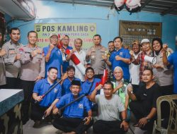 Kunjungi Satkamling di Poris Gaga Batuceper , Kapolres Ingatkan Warga Tangkal Hoax dan Provokasi