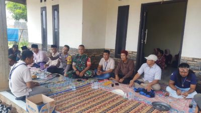 Himbau Jaga Hubungan Silaturahmi, Babinsa Serda Tumpak Purba Komsos dengan Warga Binaan