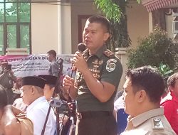 Pesan Danramil 02/Matraman, Giat Deklarasi Pemilu Damai 2024