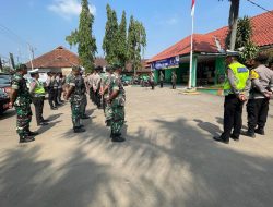 Demi Jaga Sinergitas TNI – Polri :  Polres, Koramil, Dishub dan Polsek Adakan Apel Gabungan di kecamatan Parungpanjang