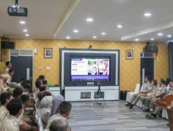 Kepala BPN Jakarta Utara Taufik Suroso Wibowo Memberikan Presentasi Penuntasan PTSL di Jakarta Utara dan Kepulauan Seribu
