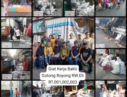Lurah Kalianyar Pimpin Giat Kerja Bakti Gotong Royong Pembersihan di Wilayah