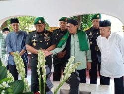 Dandim 0505/JT Dampingi Kasdam Jaya Ziarah ke Makam Pangeran Jayakarta Dalam Rangka HUT Ke 74 Kodam Jaya