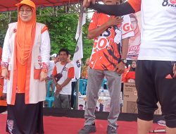 Meriah! Senam Bareng Caleg PKS di Waduk Aseni Semanan Disambut Antusias Ratusan Warga