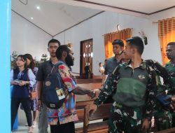 Satgas Yonif 330/Tri Dharma, Ibadah Bersama Masyarakat Intan Jaya