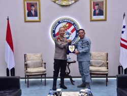 Pererat Hubungan Maritim, Kepala Bakamla RI Terima Kunjungan Kakorpolairud
