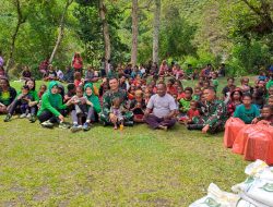 Dandim 1714/PJ Kunjungi Beberapa Gereja Puncak Jaya