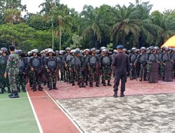 Kodim 0505/Jakarta Timur Gelar Latihan Terintegrasi Pengamanan Pilkada TA.2024