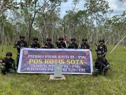 Program Patroli Pilar Patok Batas Untuk Memastikan Tegaknya Kedaulatan NKRI di Perbatasan RI-PNG