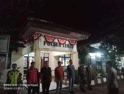 Anggota Koramil 0621-23/PP Kopka Anjar Laksanakan Apel Gabungan di Mapolsek Tenjo