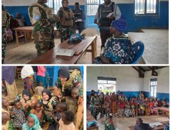 Kolaborasi Indo RDB XXXIX -E/MONUSCO Tingkatkan Rasa Aman Kaum Wanita Desa Tchabi