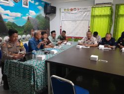 Danramil 0621-23/PP Kapten Inf RD Heri Mustiadi Hadiri Rakor Bersama Muspika Persiapan Penyelenggaraan Pemilu 2024